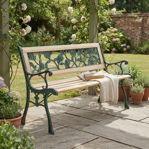 Durable seater garden bench - 3-seater,