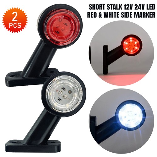 Red white marker lights - 2x,