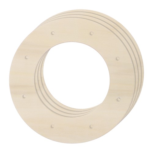 4pcs wooden wreath - wooden, frames