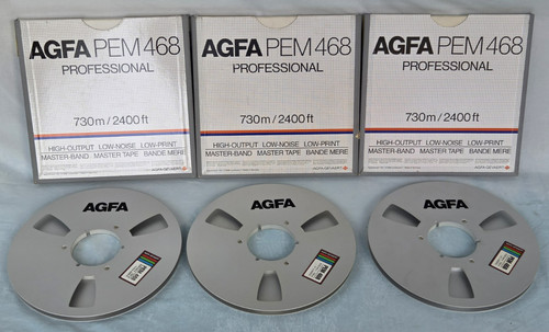 Agfa pem 468 reel - 3x, to