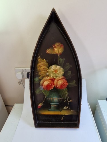 Vintage bargeware tray green - bargeware,