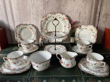 Vintage Sampson Smith Wetley China - Art Deco Tea Set for 4 People - Set 2