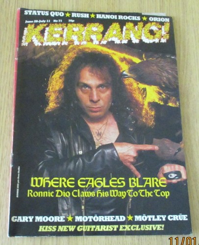 Vintage kerrang magazine - vintage,