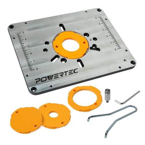 Aluminum router table insert - aluminum,
