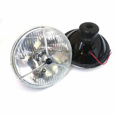 CLASSIC MINI P700 7" TRIPOD HALOGEN H4 CONVERSION HEADLIGHT PAIR LAMP LIGHTS 