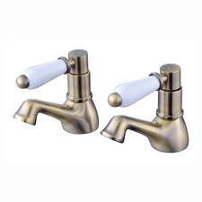 Pillar Basin Taps Hot & Cold