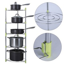 3/5Tier Metal Kitchen Cook Pan
