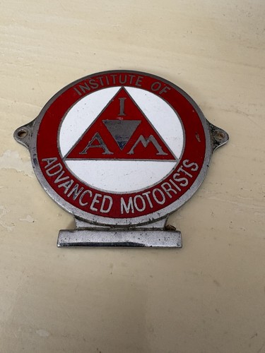 Vintage car grill badge - car,