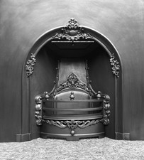 IMMACULATE CAST IRON FIREPLACE
