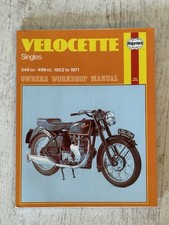 Haynes Manual 186 - Velocette