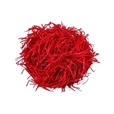 Red shredded tissue - red,
