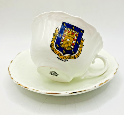 Antique savoy china crested - china,