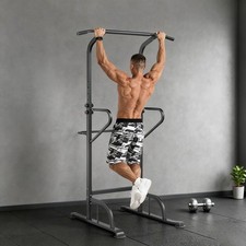 Power Tower Dip Station Pull Up Bar Multi-Function Push Up Equipment Home Gym