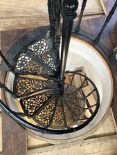 Cast Iron Spiral Staircase Modular Traditional Victorian Style