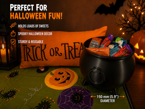 Large witch cauldron halloween - large,