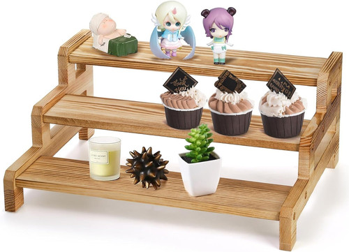 Tier wooden cupcake display - 3-tier,
