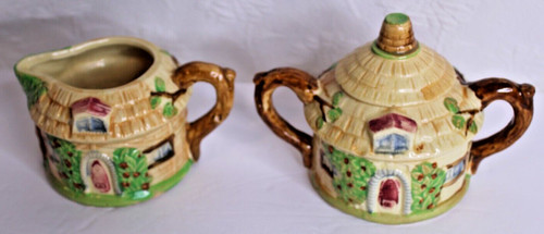 Vintage majolica japan cottage - vintage,