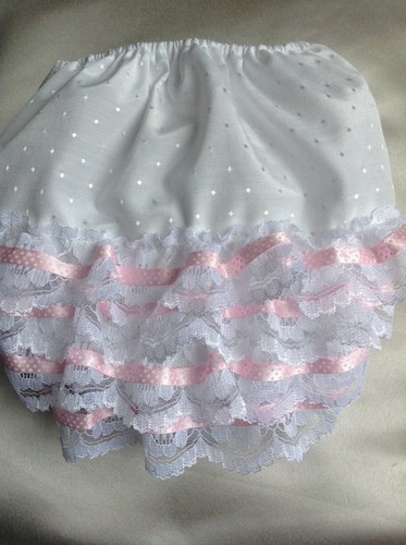 White baby girls lace - lace, frilled