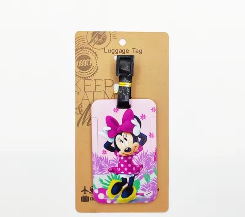 Minnie mouse luggage label - minnie,