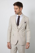 Burton Neutral Suit Jacket