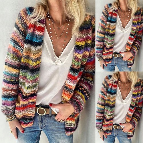 Womens striped knitted - womens, long