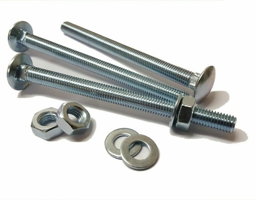 Carriage bolts with - bolts, nuts