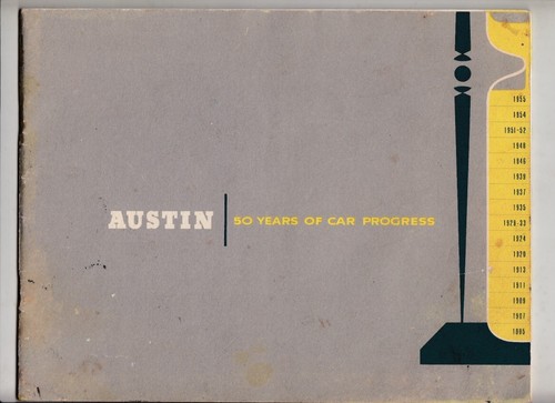 Austin years of car - austin, 50