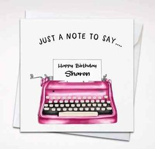 Personalised Birthday Card –