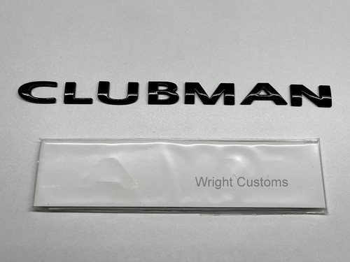 New black clubman rear - black,