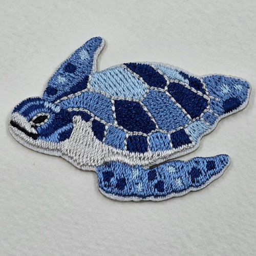 Blue sea turtle - blue,
