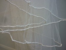 Bridal/wedding veil, white.  2