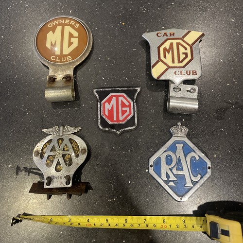 Vintage car badges aa - car,