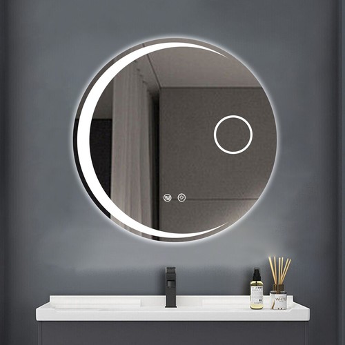 Round led bathroom mirror - led,