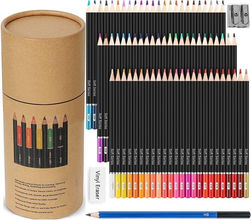 72pc oil based coloured - 72pc,