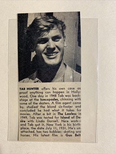 Tab hunter gun belt 1954 - belt,