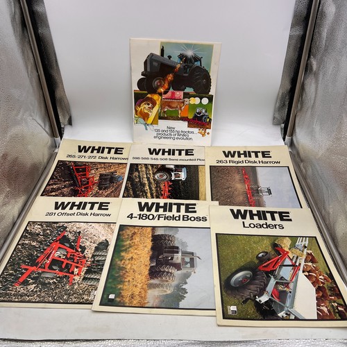 White farm tractor - farm,