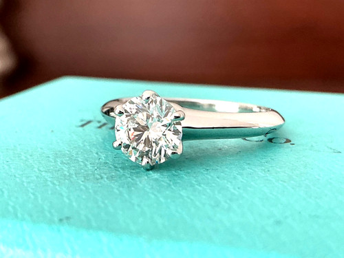 Tiffany platinum diamond - tiffany, &