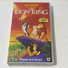 New & Sealed VHS The Lion King Walt Disney Classics  Tape With Original Booklet 