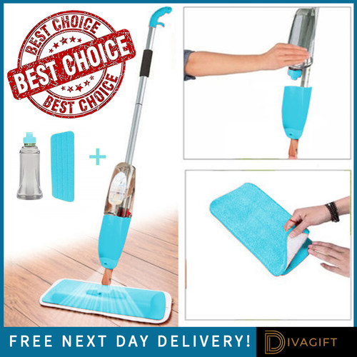 Blue spray mop microfibre - spray,
