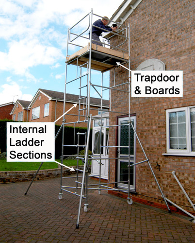 Internal ladder trap door - internal,