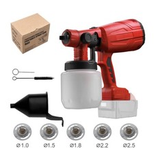 1L For Milwaukee M18 18V Battery Cordless Wall Paint Sprayer Electric Spray Gun