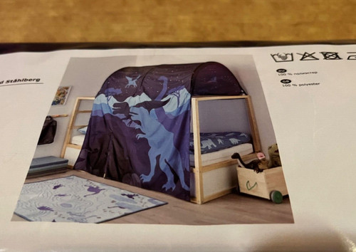 Ikea kura childrens bed canopy - kura,