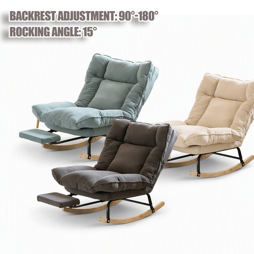 Rocking chair with pedal - with,