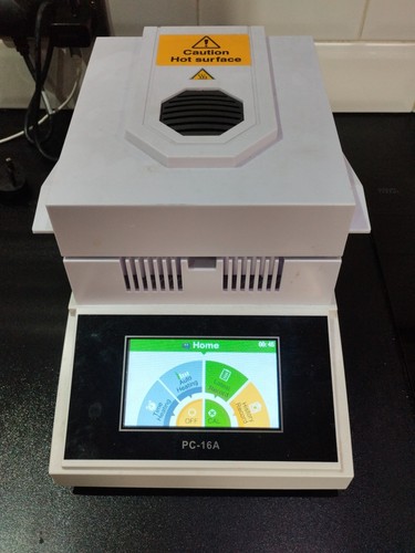 Halogen moisture analyzer - moisture,