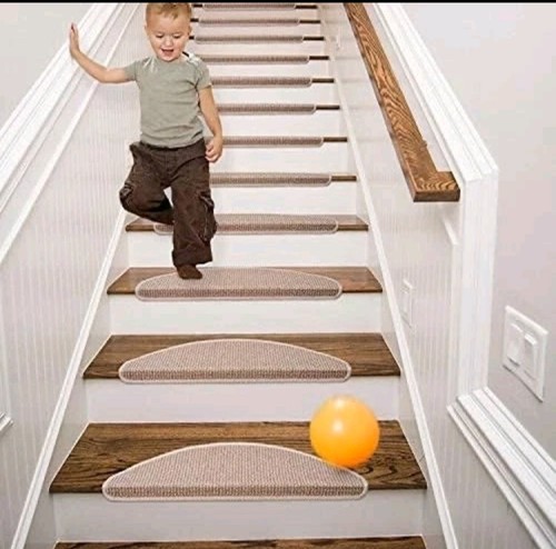 Carpet stair treads - stair, non