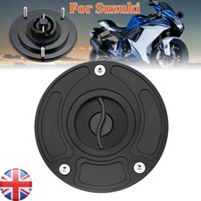 Black Keyless Fuel Gas Tank Cap For Suzuki SV650 SV650S SV1000 SV1000S 2003-2013