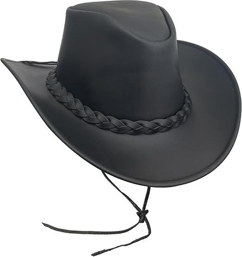 Cowboy hat men - real, leather