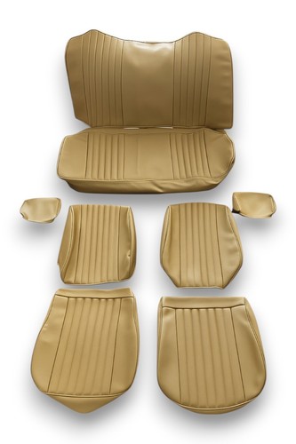 Beige seat covers full set - set, for