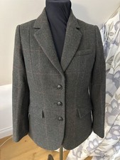 JOULES 'Westleigh' Green Tweed Check  Jacket Blazer Size 12 Excellent!  RRP£199
