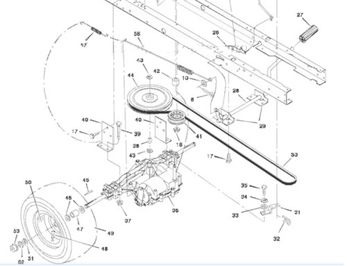 Murray mower 125 wheel - murray,